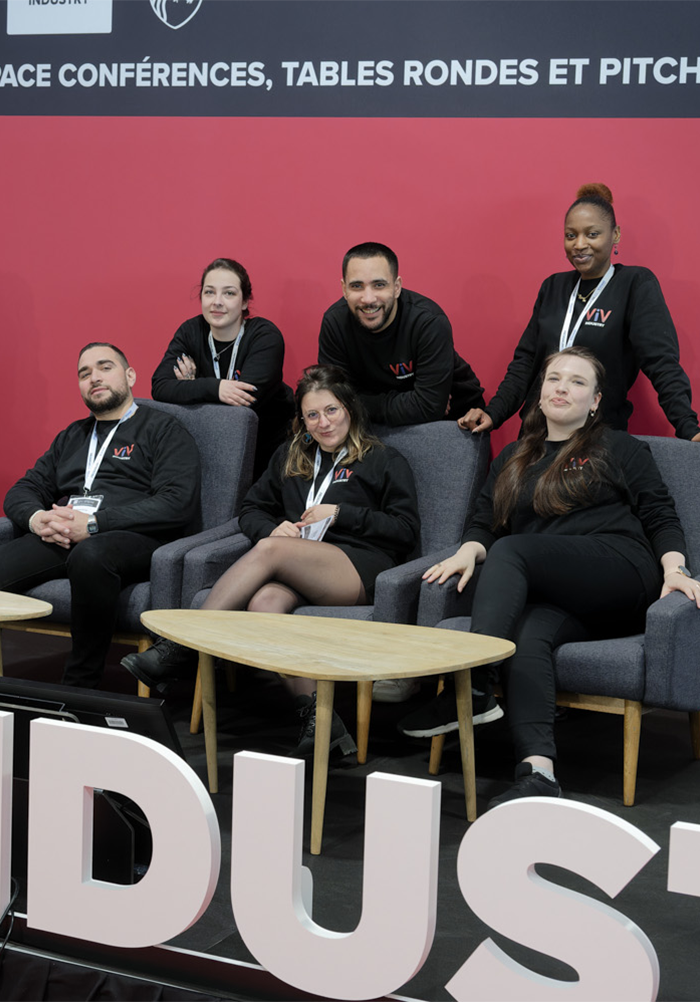 Accompagnement des participants par les équipes Vimeet lors de Viv Industry